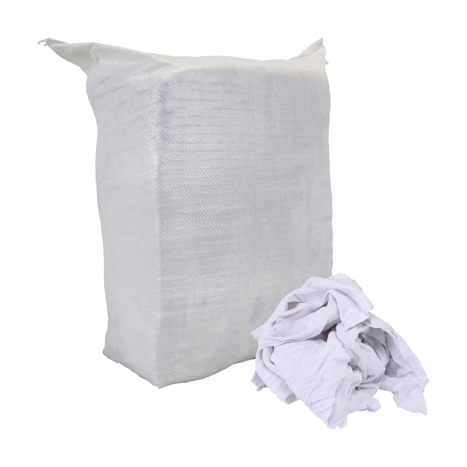 Witte poetslappen handdoek badstof