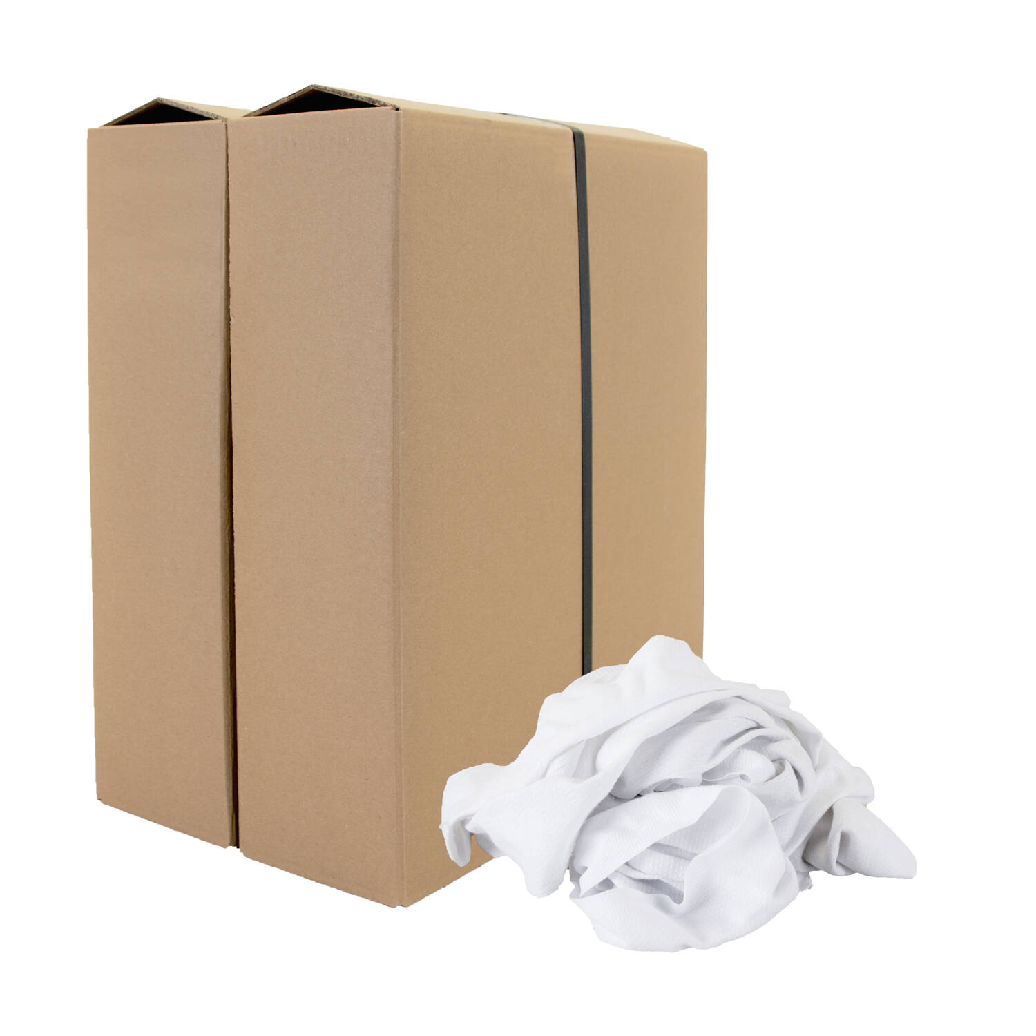 Witte poetslappen rolhanddoek Tydo