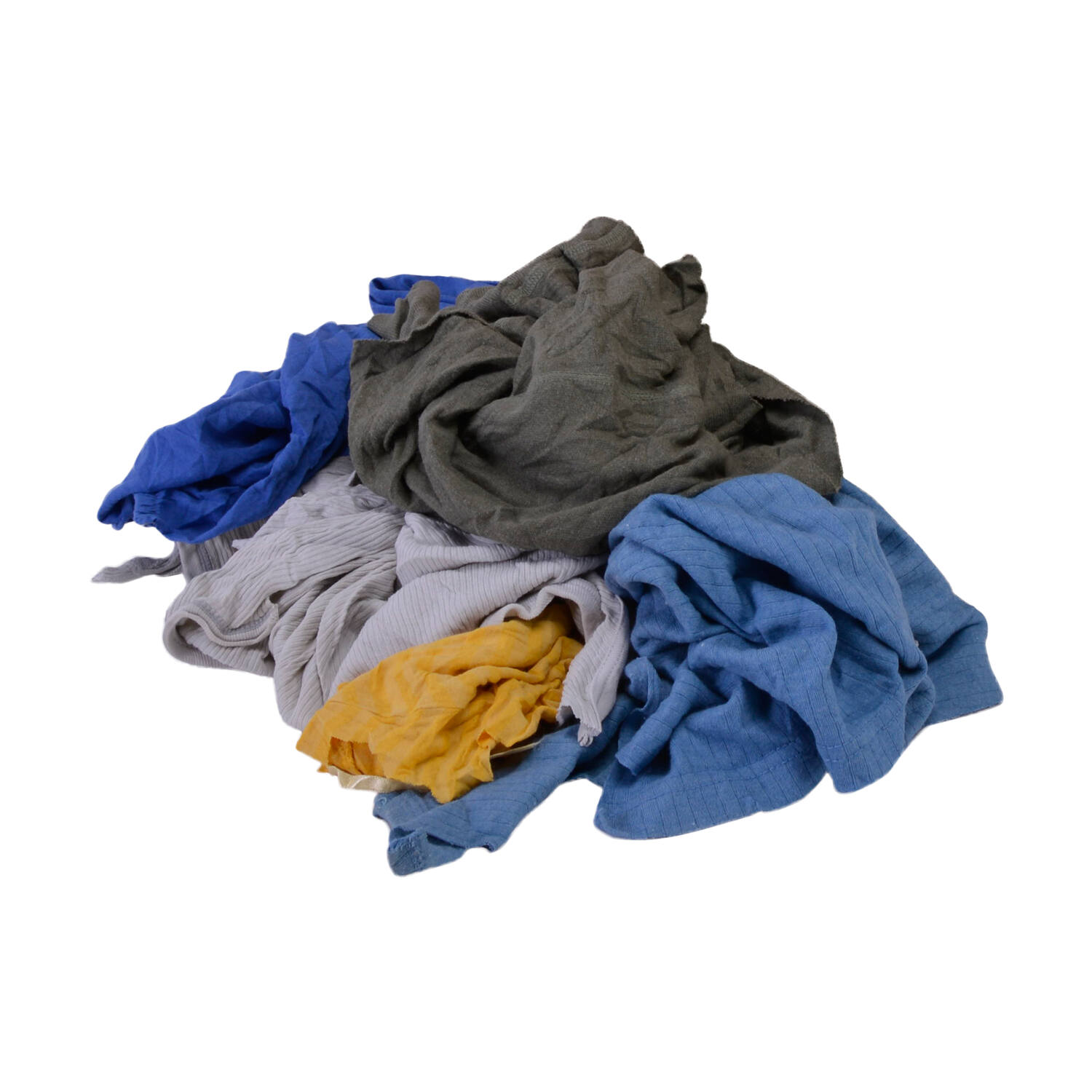 Gekleurde poetslappen tricot polo