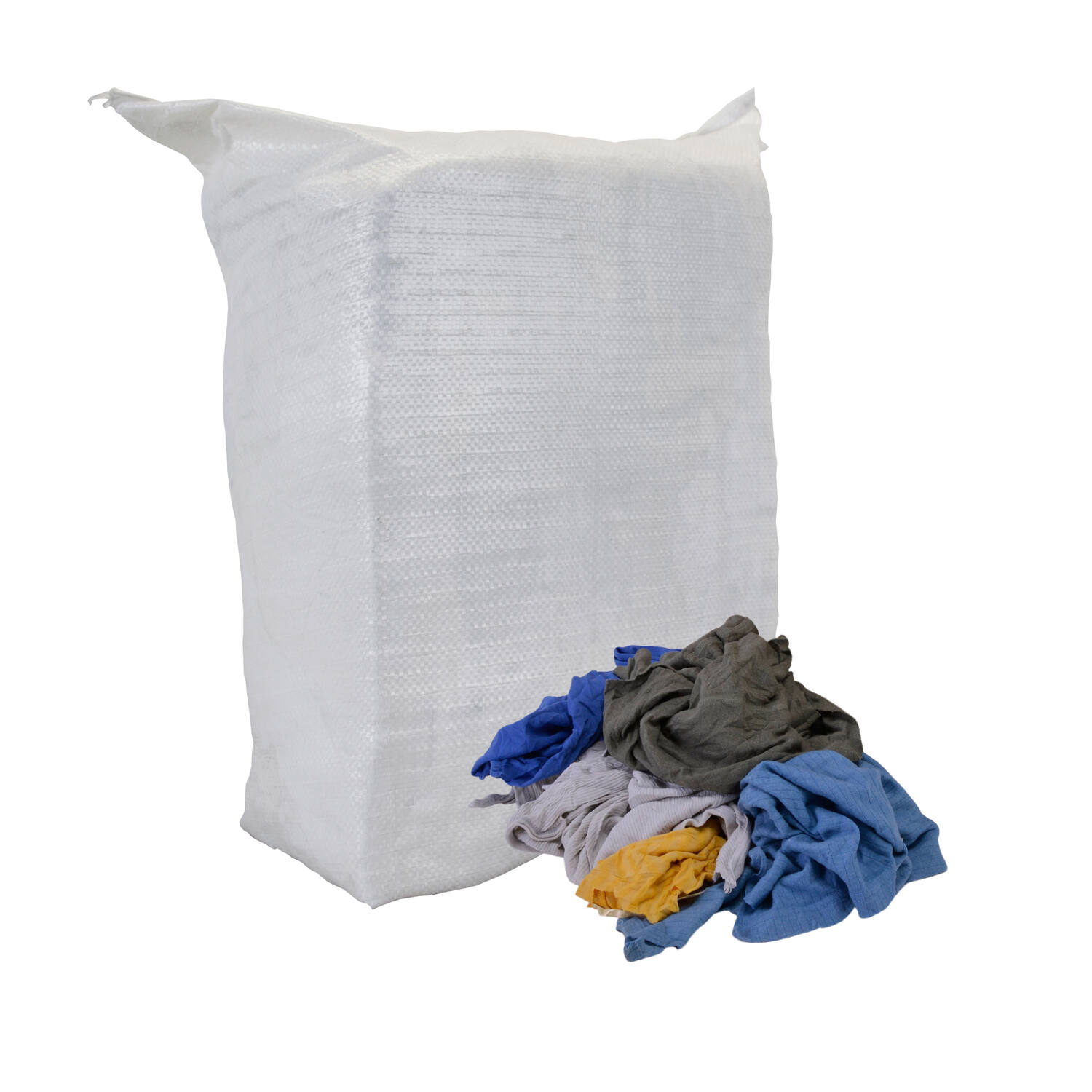 Gekleurde poetslappen tricot polo
