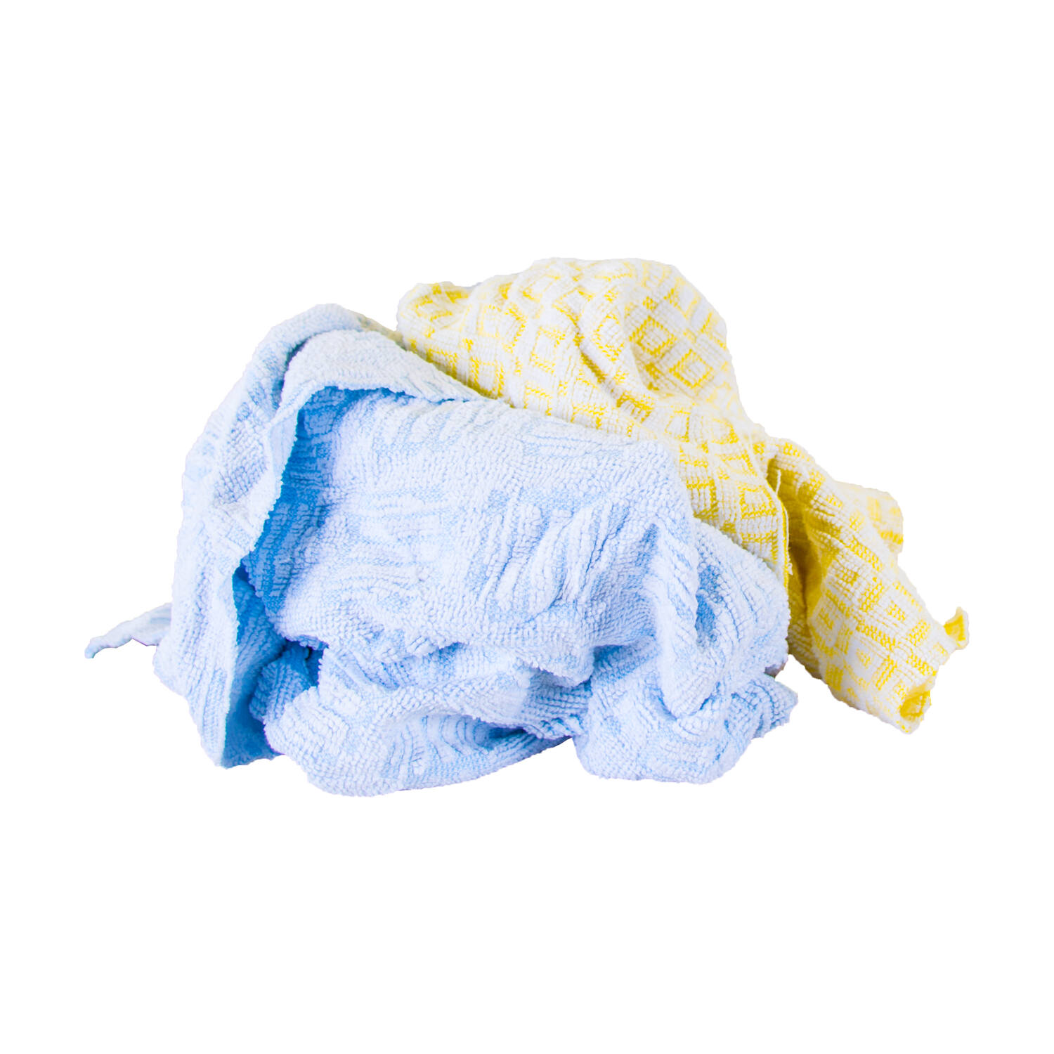 Gekleurde poetslappen badstof handdoek