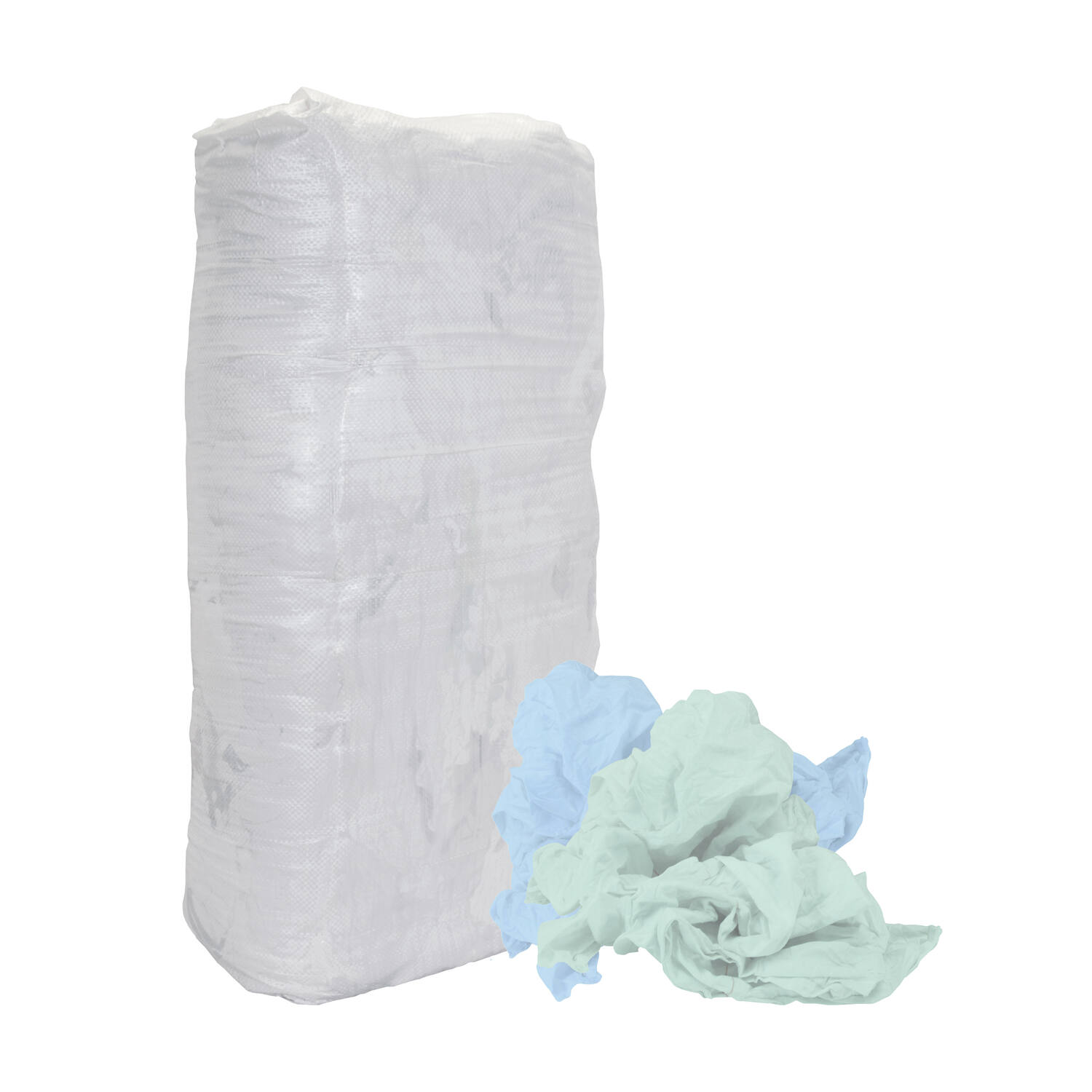 Gekleurde poetslappen lakenstof pastel