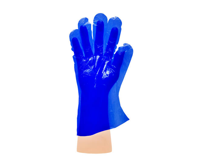 HYGOCLEAN® handschoen LDPE 30Mu 35cm blauw