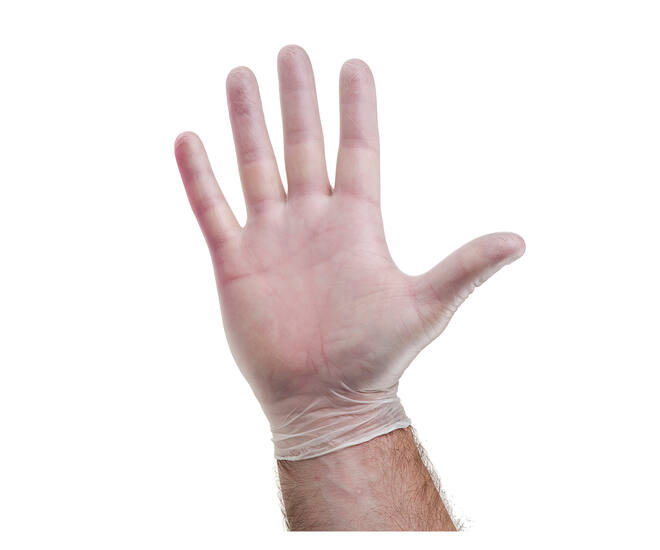 HYGOCLEAN® handschoen vinyl transp XS
