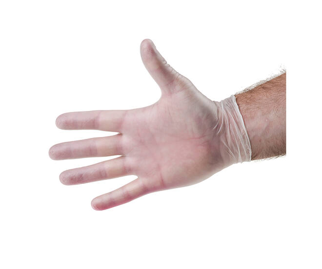 HYGOCLEAN® handschoen vinyl transp XL