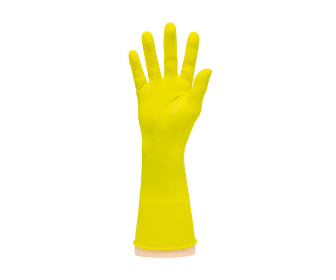 HYGOCLEAN® huishoudhandschoen latex geel XL