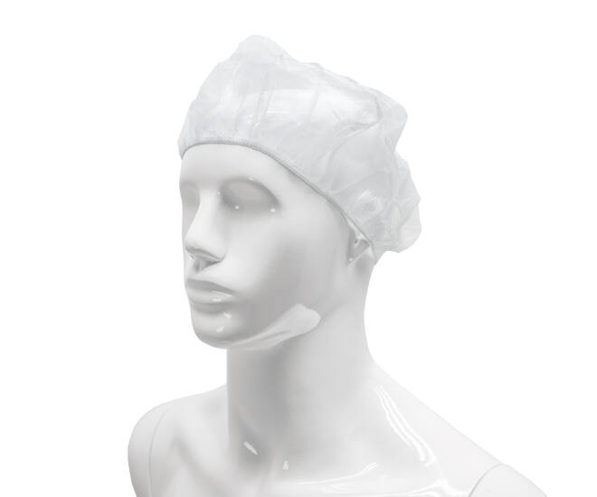 HYGOCLEAN® baret PP wit 52cm