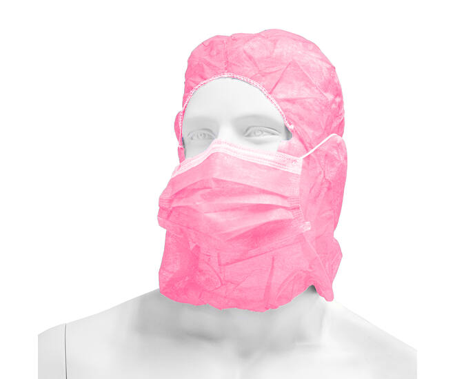 HYGOCLEAN® astrokap PP mondmasker roze 38cm