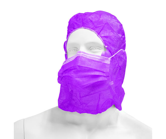 HYGOCLEAN® astrokap PP mondmasker paars 38cm