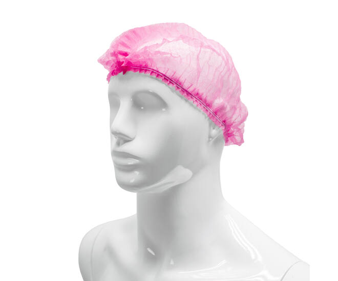 HYGOCLEAN® haarnet PP roze 52cm dubbel elastiek