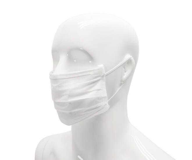 HYGOCLEAN® mondmasker PP 3-lgs wit earloop