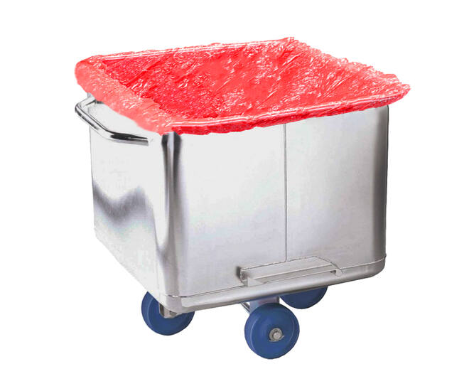 HYGOCLEAN® beschermhoes PE rood 30Mu
