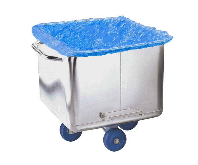 HYGOCLEAN® beschermhoes PE blauw 30Mu