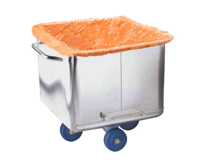 HYGOCLEAN® beschermhoes PE oranje 30Mu