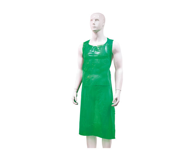 HYGOCLEAN® schort LDPE groen 50Mu blok