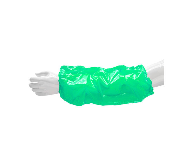 HYGOCLEAN® overmouw PE groen 40Mu MM