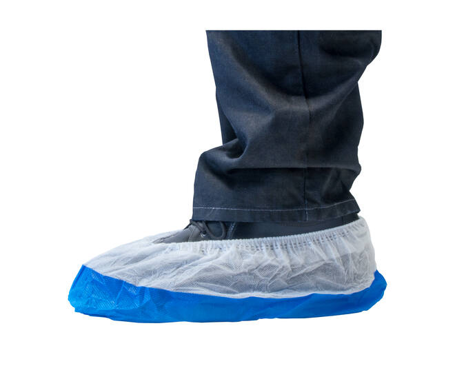 HYGOCLEAN® overschoen PP blauw antislip zool