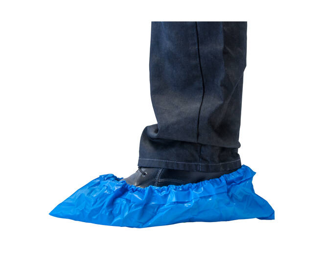 HYGOCLEAN® overschoen CPE blauw 13gr