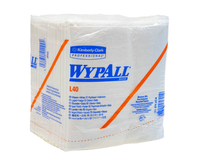 WypAll® L40 Power Clean™ werkdoek 1-lgs wit