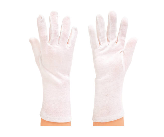 Handschoen katoen tricot manchet 14