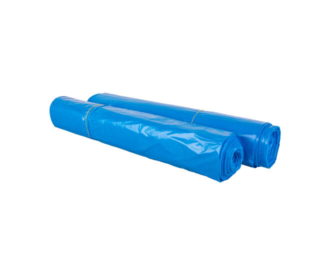 Zak HDPE 90 x 110cm T25 blauw
