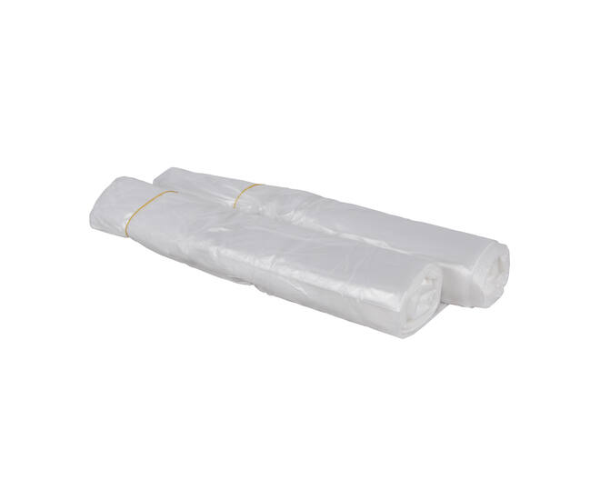 Zak HDPE 65/28 x 140cm T20 transparant