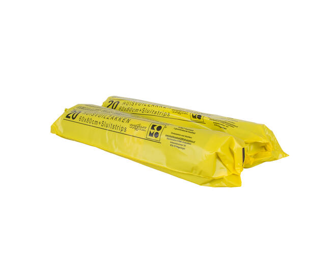Zak KOMO LDPE 60 x 80cm T50 grijs