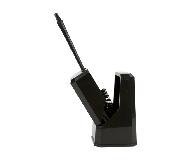 Spotless® toiletborstelgarnituur gesloten zwart