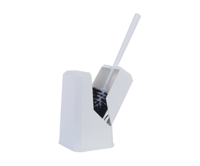 Spotless® toiletborstelgarnituur gesloten wit