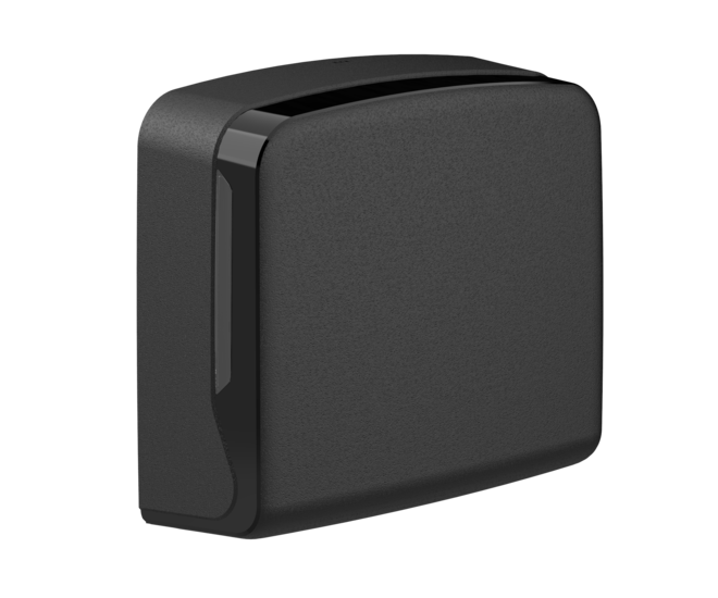 Spotless® zz-vouw handdoek disp mini zwart