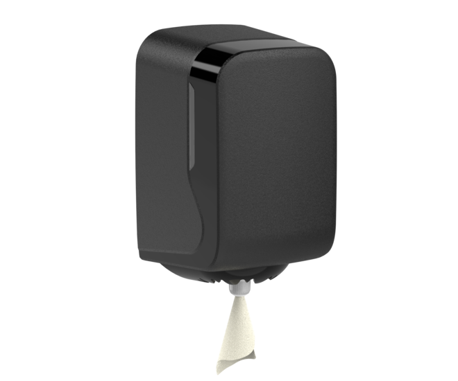 Spotless® minirol dispenser zwart