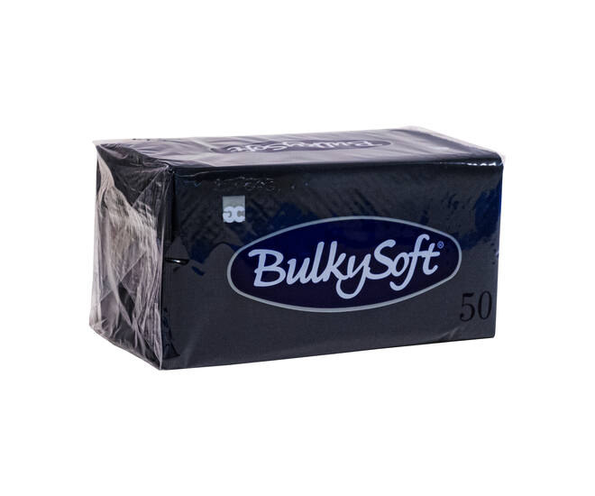 BULKYSOFT® Rainbow servet 2-lgs zwart 1/8