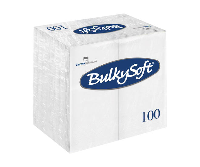 BULKYSOFT® servet 2-lgs wit 1/8 ECOLABEL