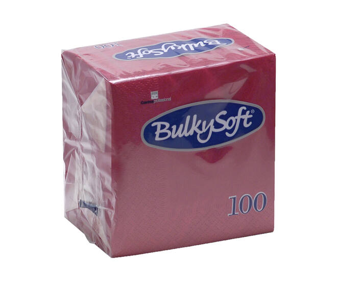 BULKYSOFT® Rainbow servet 2-lgs bordeaux 1/4