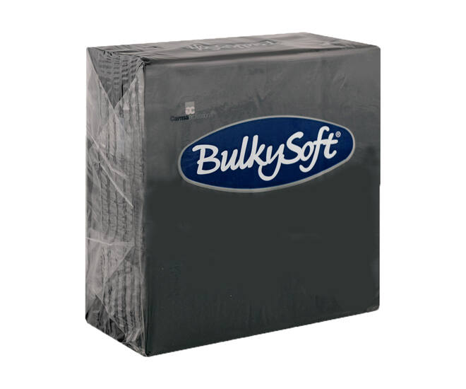 BULKYSOFT® Rainbow servet 2-lgs zwart 1/4