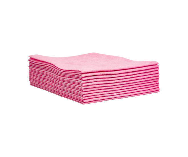Sopdoek roze 1/4-vouw