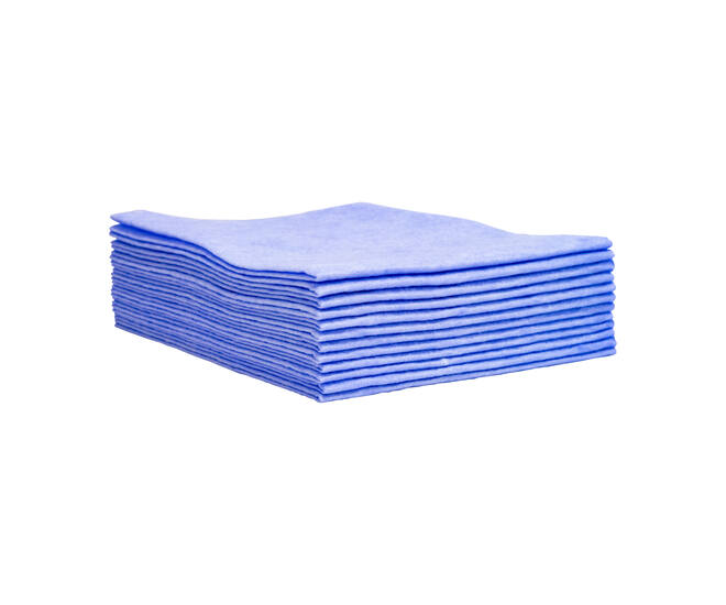 Sopdoek blauw 1/4-vouw