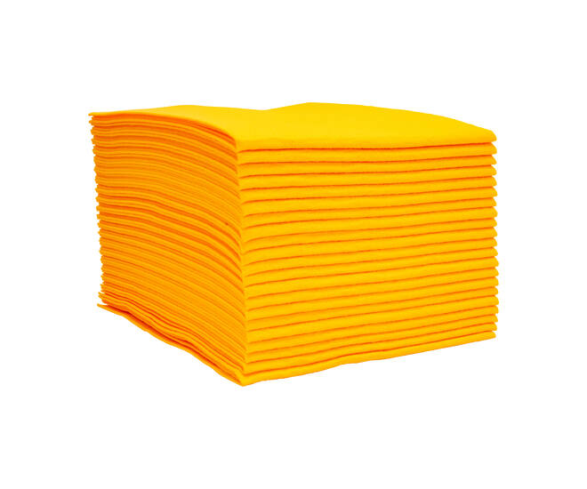 Dweil oranje 1/4-vouw