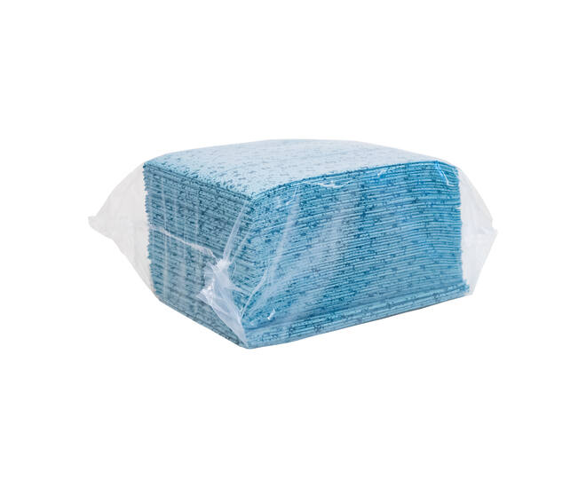 Polystar ontvettingsdoek blauw