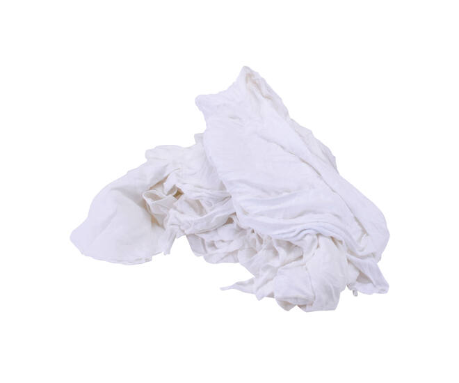 Witte poetslappen tricot