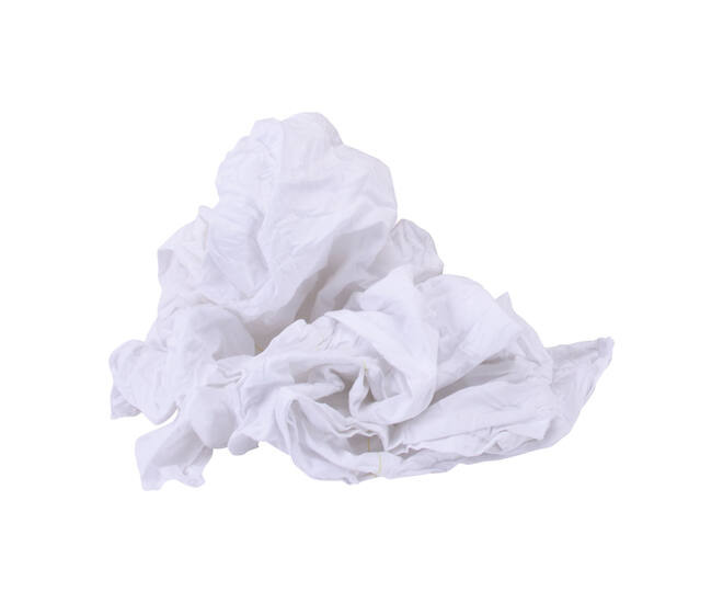 Witte poetslappen tricot naadloos