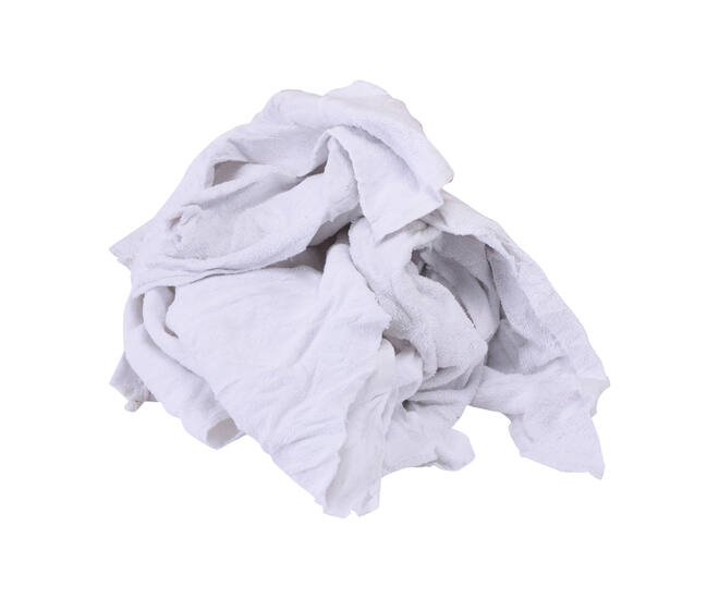 Witte poetslappen handdoek badstof