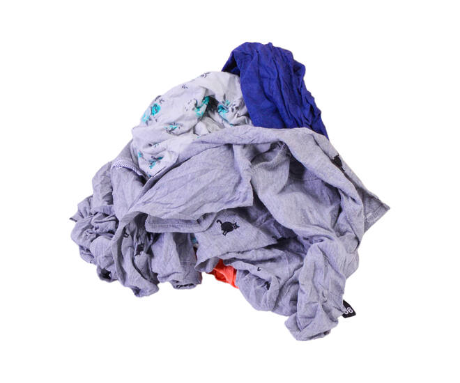 Gekleurde poetslappen interlock