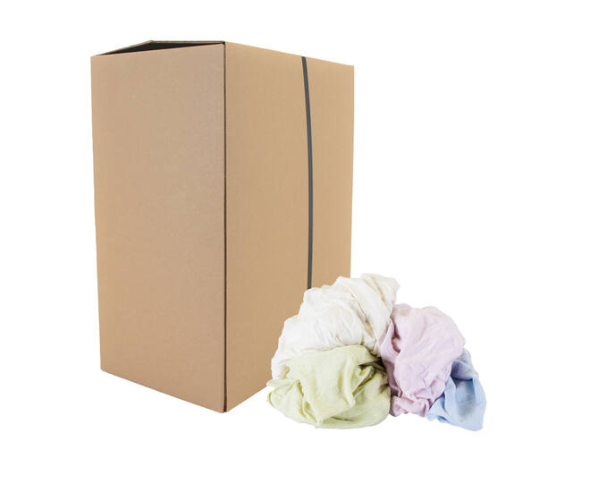 Gekleurde poetslappen tricot polo pastel