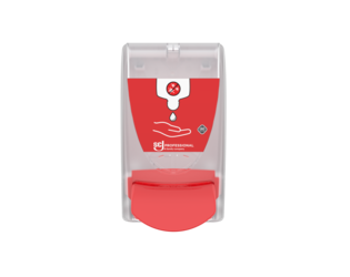 SCJP Sanitise dispenser transp 1ltr