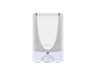 TouchFREE Ultra wit/chrome disp 1,2ltr en 1ltr
