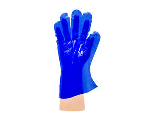 HYGOCLEAN® handschoen LDPE 30Mu 35cm blauw