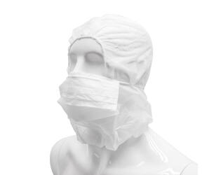 HYGOCLEAN® astrokap PP mondmasker wit 38cm