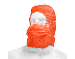HYGOCLEAN® astrokap PP mondmasker rood 38cm
