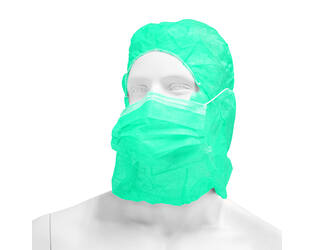 HYGOCLEAN® astrokap PP mondmasker groen 38cm